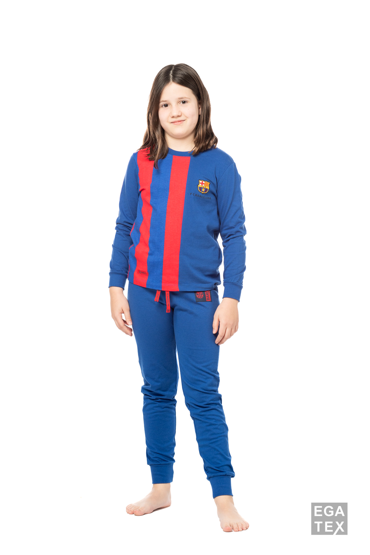 FC Barcelona Officiel - Combinaison De Pyjama Thème Football