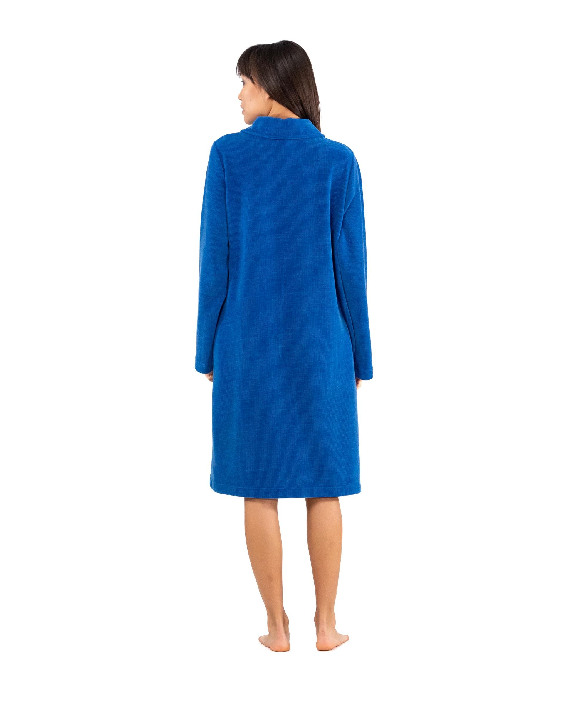 Robe Enveloppante Femme En Chenille Bleue – Taille S, Marque Sonoma, Super Douce, Neuve Avec étiquettes