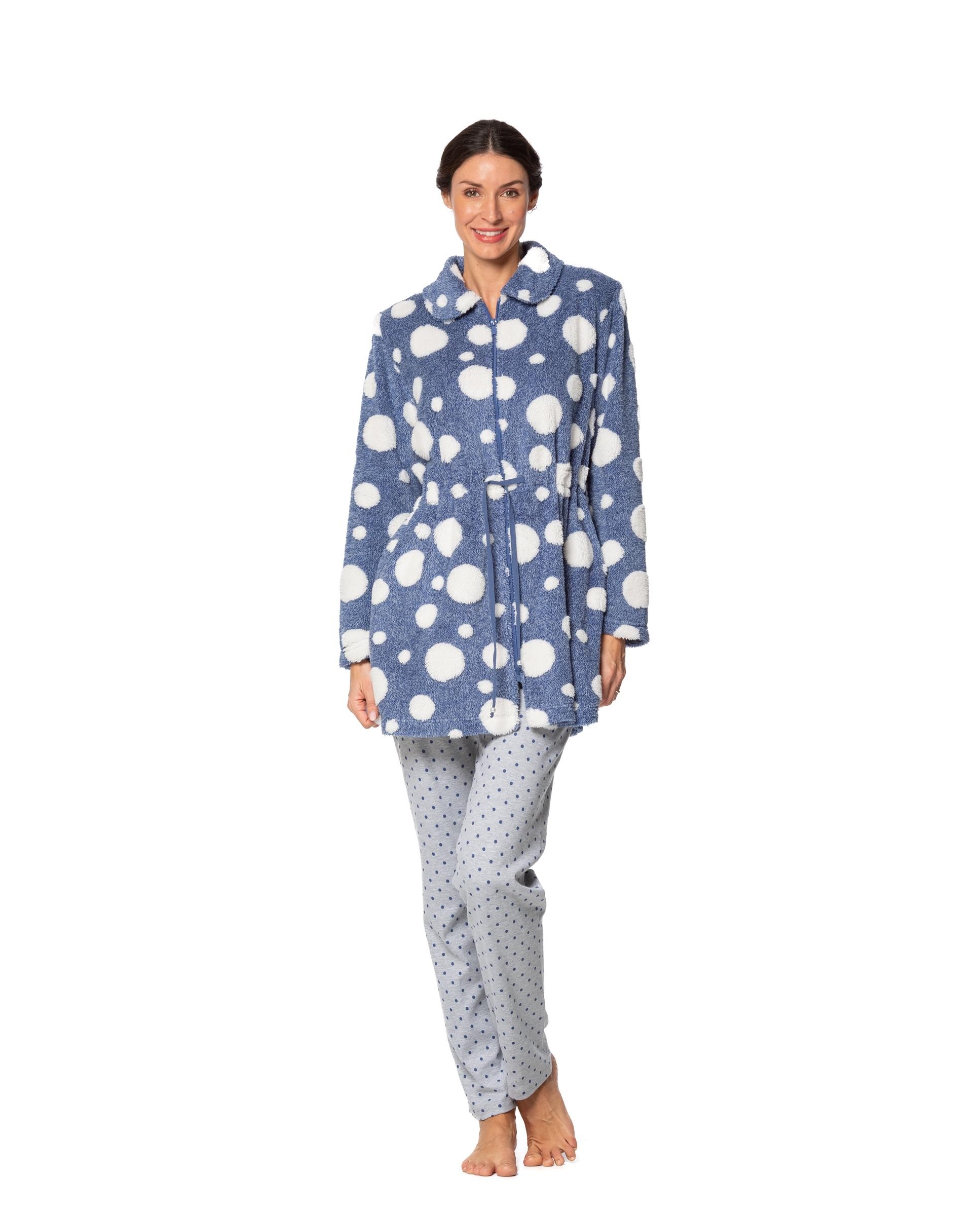zip up short dressing gown Women's Nightgown Zip Up Short Sleeve Lightweight Black
