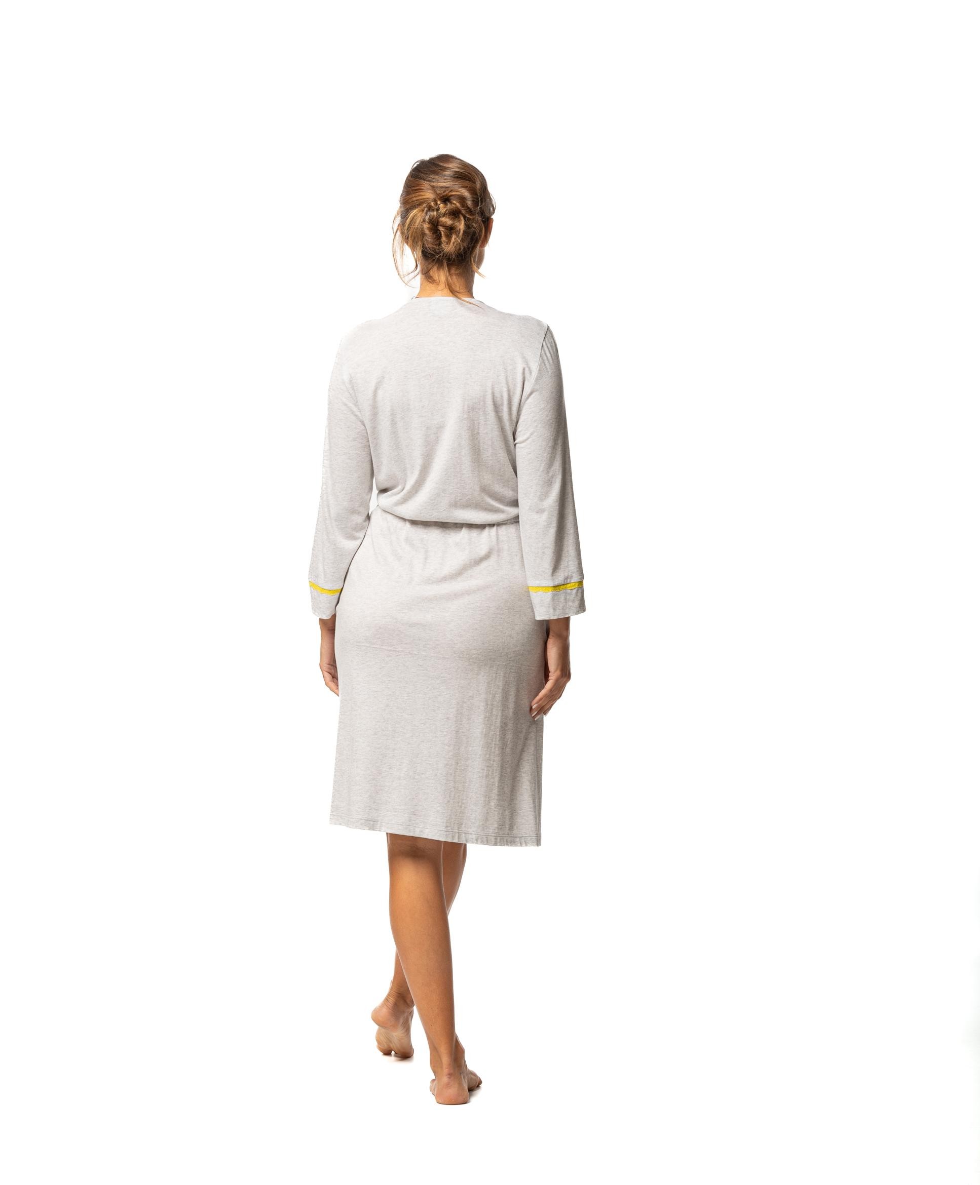 Robe De Chambre Courte Régence Taille L (T40/42) - Couleur Blanc - Courtelle - Occasion Parfait état