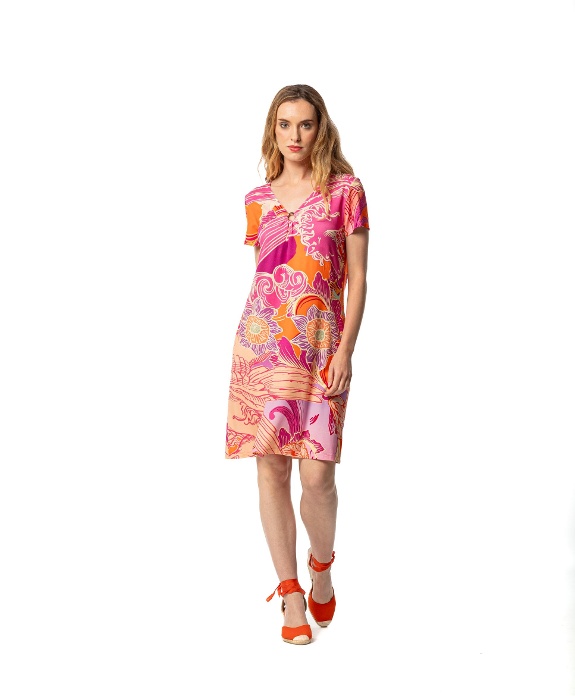 Vestidos cortos de chiffon con escote tipo scoop y mangas de volantes Pavo real Tallas Grandes