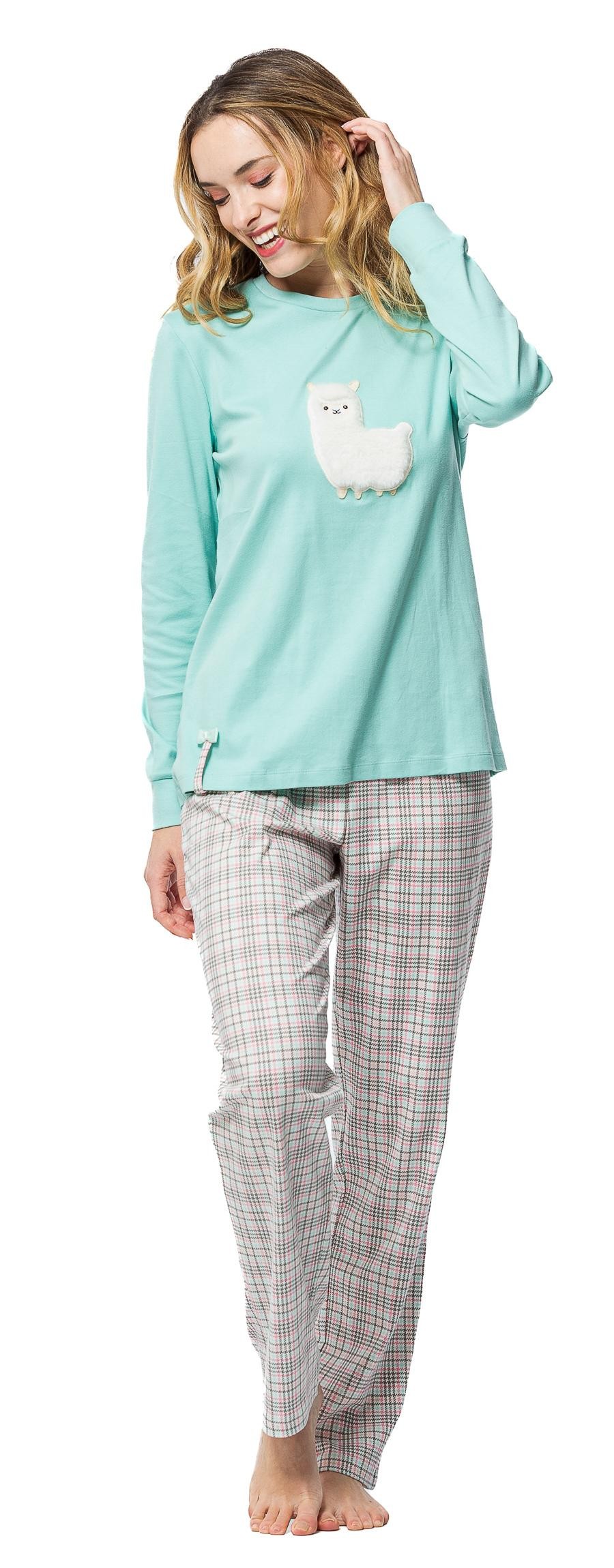 Pijama de mujer aplicación animal